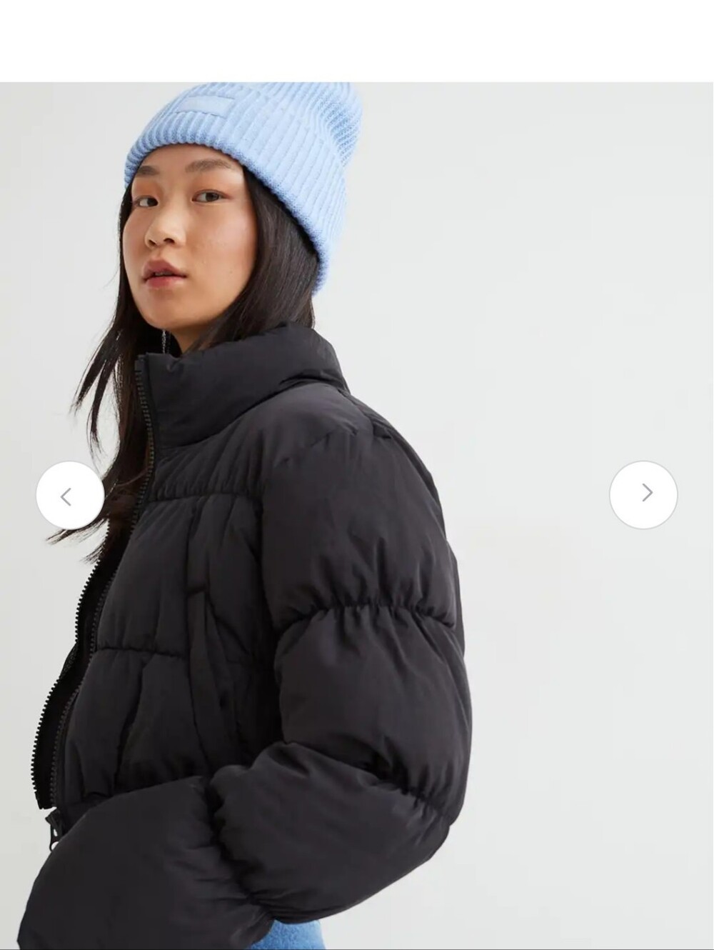 H&M Divided Cropped Puffer Jacket